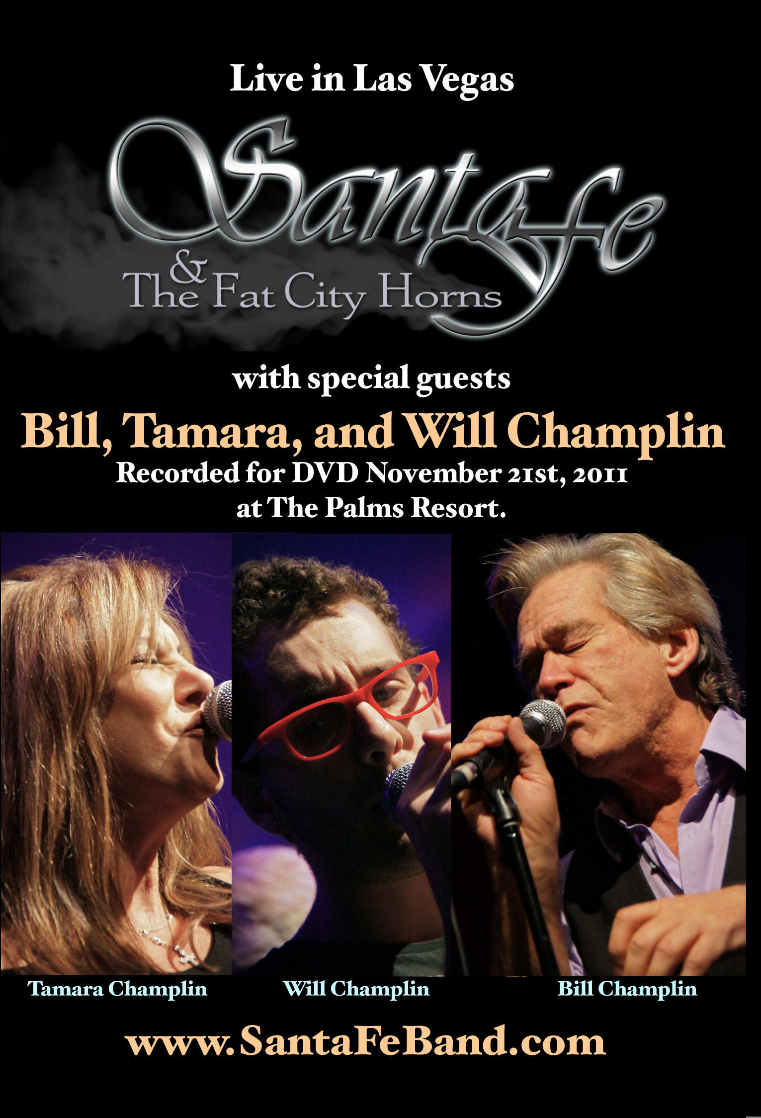 Santa Fe and The Fat City Horns with Bill, Tamara and Will Champlin DVD  (2011)